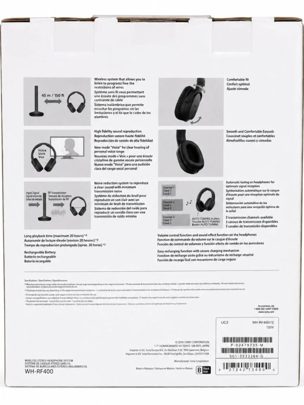 Sony rf400 wireless